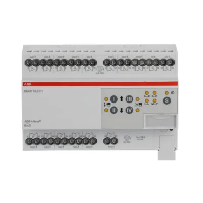 ABB Schalt-/Jalousieaktor SAH/S16.6.7.1 2CDG110245R0011 | KNX | 16-fach | 6A | REG | sperrbar | 230V Jalousien