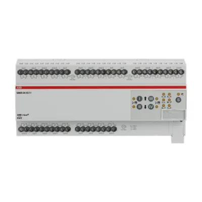 ABB Schalt-/Jalousieaktor SAH/S24.10.7.1 2CDG110249R0011 | KNX REG | 24fach 10A | manuell | 230V AC | i-bus®