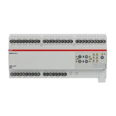 ABB KNX Schalt-/Jalousieaktor SAH/S24.16.7.1 | 24-fach | 16A | REG | sperrbare manuelle Bedienung