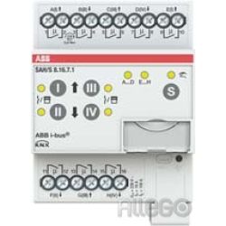 ABB Stotz Schalt-/Jalousieaktor 8fach 16A, REG SAH/S8.16.7.1