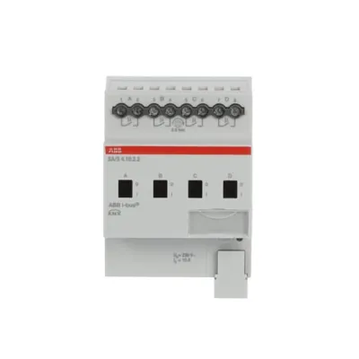 ABB Schaltaktor SA/S4.10.2.2 | KNX REG | 4-fach | 10A | potenzialfrei | Handbedienung | LED-Anzeige | IP20 | 230V