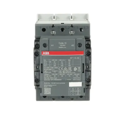 ABB Leistungsschütz AF116-30-22-13 | 55kW 3-polig | 100-250V AC/DC | 3S+2Ö | Schraubanschluss | 160A