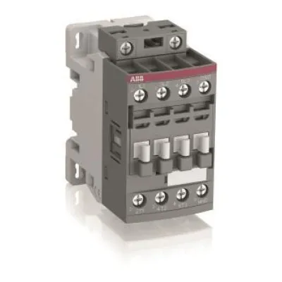 ABB Leistungsschütz AF09-30-10-11 | 3-polig | 4kW AC-3 400V | 24–60V AC/DC | Schraubanschluss | 1 Schließer | grau