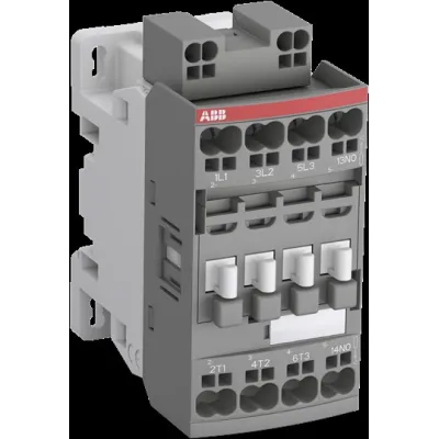 ABB Leistungsschütz AF12-30-10K-12 | 5,5kW | 3-polig | 12A | 48-130V AC/DC | 1 Schließer | Federzuganschluss