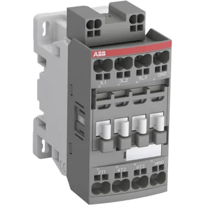 ABB Leistungsschütz AF12-30-10K-12 | 5,5kW | 3-polig | 12A | 48-130V AC/DC | 1 Schließer | Federzuganschluss