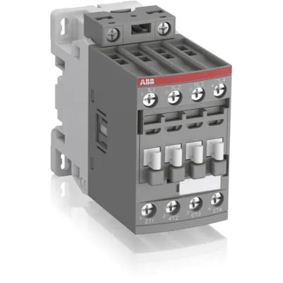 ABB Leistungsschütz AF38Z-40-00-21 | 18,5kW | 4-polig | 24–60V AC/DC | Schraubanschluss | 690V | 55A | 45mm breit