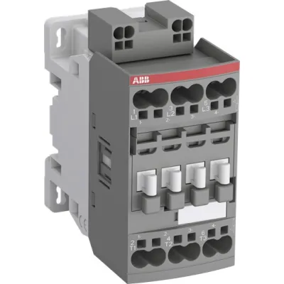 ABB Leistungsschütz AFC26-30-00K-80H | 11kW 400V AC | 3 Schließer | 26A | 220-230V Spule | Federzuganschluss