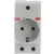 Bild: ABB Schuko-Steckdose M1175 | REG Einbau 2,5 TE | 250V AC 16A | erhöht. Berührungsschutz | IP20 | Tragschiene 35mm | weiß