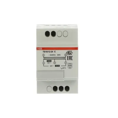 ABB Stotz Sicherheitstrafo 230V 16VA 12-24VAC TS16/12-24 C