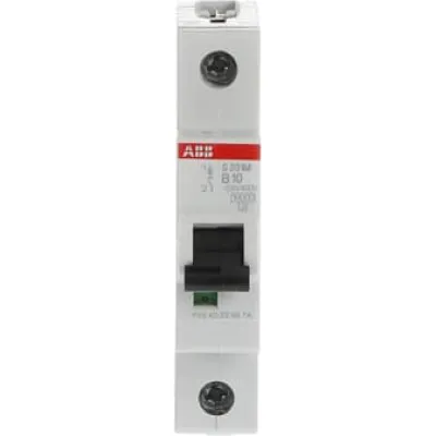 ABB S201M-B10 | Leitungsschutzschalter | 1-polig | B-Charakteristik | 10A | 230V AC/DC | 10kA | System pro M compact