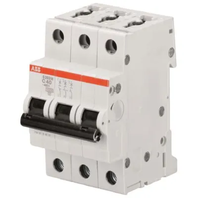 ABB Leitungsschutzschalter S203M-K25 | 2CDS273001R0517 | 3-polig | K-Charakteristik | 25A | 400V | 10kA | IP20 | AC/DC