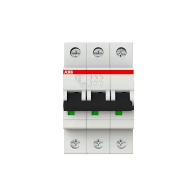 ABB S203M-B32 | Leitungsschutzschalter 3-polig | Typ B | 32A | 10kA | 440V | Hutschiene | Pro M Compact