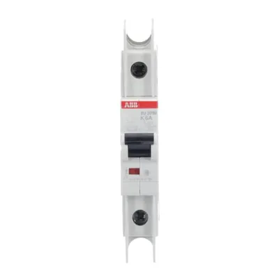 ABB Sicherungsautomat SU201M-K6 6A 1-polig | Leitungsschutzschalter 10kA | 230V/277V AC/DC | IP20