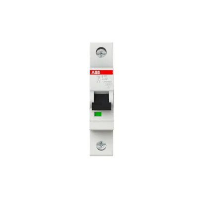 ABB S201-C20 Leitungsschutzschalter | 1-polig | C-Charakteristik | 20A | 230V | 6kA | IP20 | Pro M compact