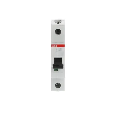 ABB Leitungsschutzschalter S201-B25 | Sicherungsautomat 25A | 1-polig | B-Charakteristik | 6kA | 230V | IP20