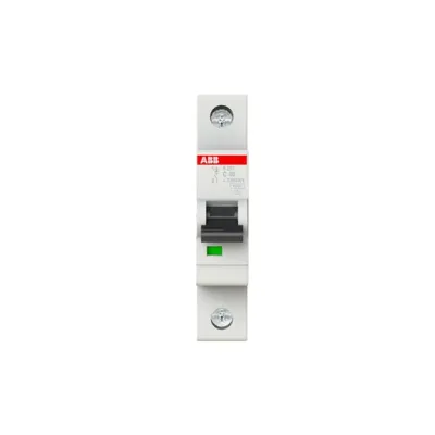 ABB Leitungsschutzschalter S201-C40 | 1-polig | 40A | C-Charakteristik | 230V AC | 6kA | Hutschiene | kompakt | Bunt