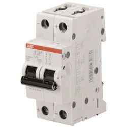 ABB Stotz Sicherungsautomat C-Char. 10kA, 2A, 2P S202M-C2UC