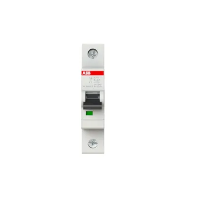 ABB Leitungsschutzschalter S201-K2 2CDS251001R0277 | Sicherungsautomat 1-polig K-Charakteristik 2A 6kA 230V | weiß