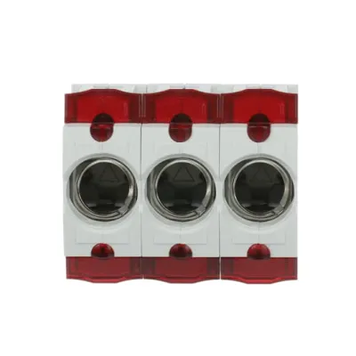 ABB Stotz Sicherungssockel ISS63/3 | 3-polig | 63A | 400V | für NEOZED D01/D02 | DIN-Schiene | Kunststoff