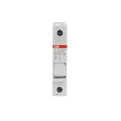 ABB Sicherungstrennschalter E91/32PV 2CSM204713R1801 | 1-polig | 32A | 1000V DC | für Photovoltaik | 10x38mm | weiß