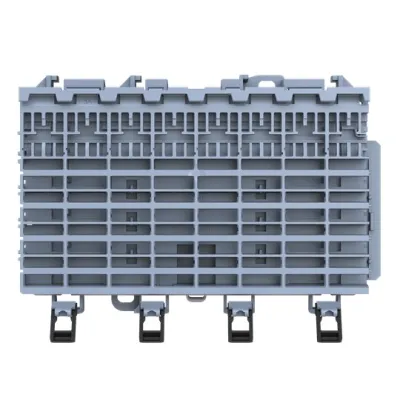 ABB Stecksockel ZLS908 Smissline TP | 8-polig | 200A | mit Berührungsschutz | für 8 PLE | Ober- & Unterteil