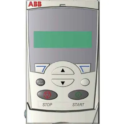 ABB Bedientafel ACS-CP-C 64739000 | für Umrichter ACS3XX/ACS550 | 8 Tasten | Echtzeituhr | Benutzerassistent