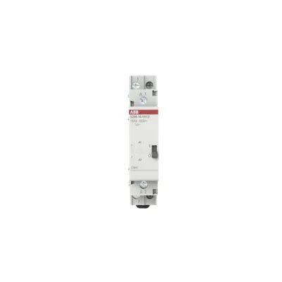 ABB Stromstoßschalter E290-16-10/12 | 12V AC Spule | 16A | 1 Schließer | DIN-Schiene | max. 3000W | Handbedienung