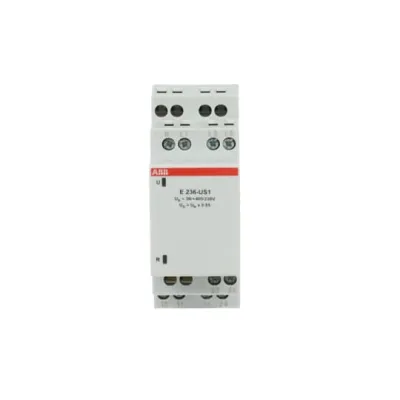 ABB Stotz Unterspannungsrelais | E236-US1 | 2 Wechsler | 3Ph+N | 230V AC | 1000VA | DIN-Schiene | IP20 | grau