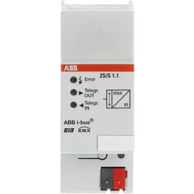 ABB Zählerschnittstelle ZS/S 1.1 KNX Infrarot | für DELTA/ODIN | Genauigkeit Klasse 2 | PTB-zugelassen
