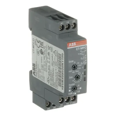 ABB Zeitrelais CT-MFC.21 | 2 Wechsler | 12-240V AC/DC | 0,05s-100h | Hutschiene | IP20