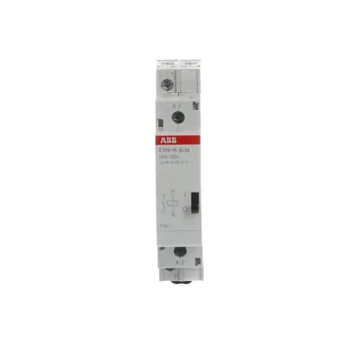 ABB Stromstoßschalter E290-16-10/24 | 16A | 1 Schließer | 24V AC / 12V DC Spule | Zentralsteuerung | 1 TE | Einbau 68mm