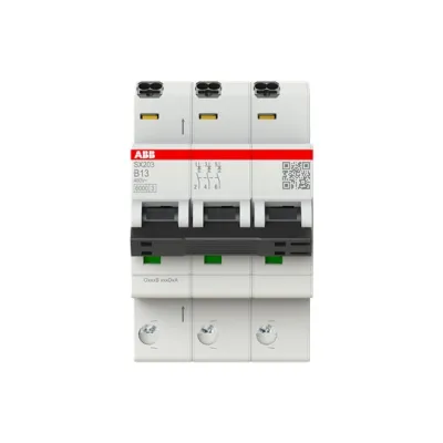 ABB Leitungsschutzschalter SX203-B13 | 3-polig | B-Charakteristik | 13A | 400V AC | 6kA | Flexline | IP20 | SX200