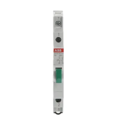 ABB Taster E215-16-11D | 16A | 1 Schließer + 1 Öffner | 250V AC | REG | 0,5 TE | IP20 | grün