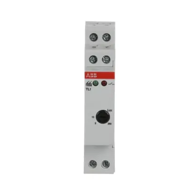 ABB Dämmerungsschalter TL1 2CSM229921R1341 | Hutschiene | 2-200 Lux | 110-230V AC | 16A | Lichtsensor extern | weiß