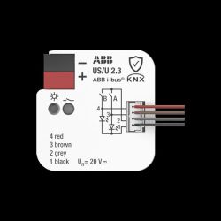 ABB US/U2.3 Universal-Schnittstelle, 2fach, UP