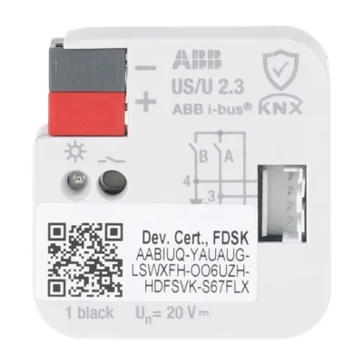 ABB Universal-Schnittstelle US/U2.3 2CDG110308R0011 | KNX Unterputz | 2-fach I/O | IP20 | Binäreingang