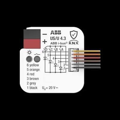 ABB Universal-Schnittstelle US/U4.3 2CDG110309R0011 | KNX Unterputz | 4-fach | Binäreingang/Ausgang | IP20