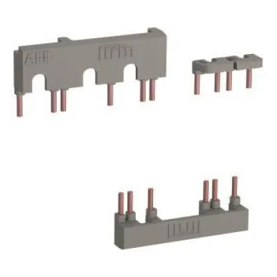 ABB Verbindersatz BEY16-4 | Stern-Dreieck-Starter Zubehör | Für Schütze AF09-AF16 | 3-polig | Kupferschiene