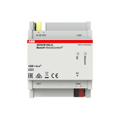 Busch-Jaeger Sprachsteuerungsgateway VCO/S150.2 | KNX Schnittstelle | REG | 4TE | IP20 | VoiceControl | Alexa Google