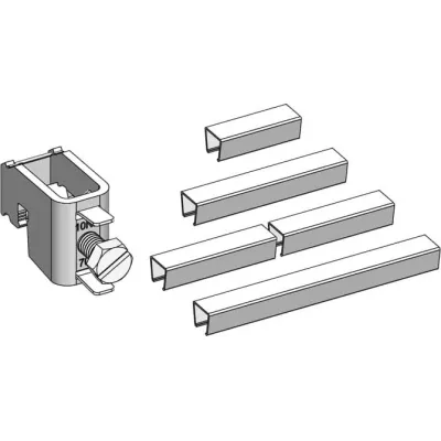 Striebel&John Einspeiseklemmen-Satz VS178EK | Sammelschienenklemme 70mm² | für 12-30mm Schiene | 20,5mm breit