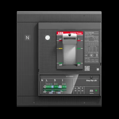 ABB Kompaktleistungsschalter XT5S 630 | Ekip Dip LS/I | 630A | 4-polig | 690V | IP20 | Bolzenanschluss | Festeinbau