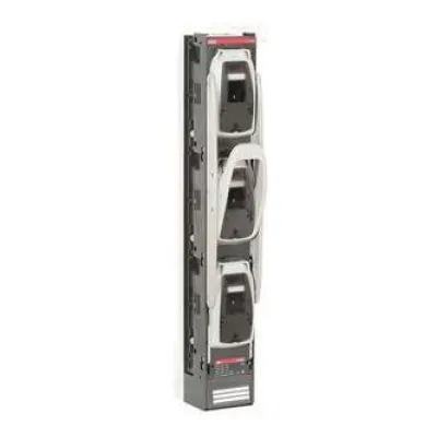 ABB Lasttrennschalter ZHBM1-3P-V | Sicherungslastschalter 250A NH1 3-polig | Phasenabstand 185mm | IP30 | Kabelklemme