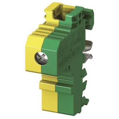 ABB Klemme 35mm² PE Smissline TP ZLS929 2CCA183387R0001 | Hauptleitungsklemme | 100A | grün/gelb | Profil | 50x9x37mm