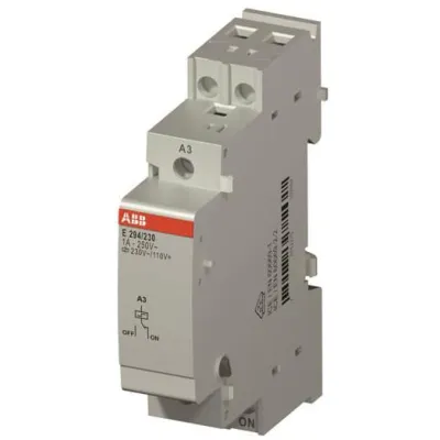 ABB Zusatzsteuermodul E294/230 | Zentral Ein-Aus Schaltmodul | 230 VAC | 18mm breit | für Stromstoßschalter | Weiß