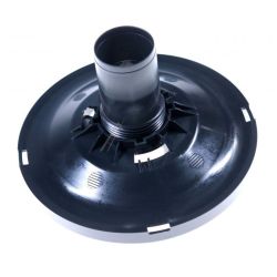 Abdeckkappe für Küchenmaschine Bosch/Siemens 12041189 Bajonett-Sockel, Stahlschü
