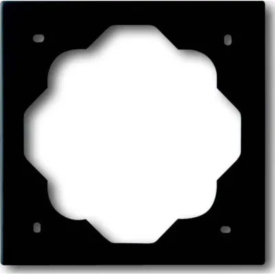 Busch-Jaeger Abdeckrahmen 1-fach impuls 1721-775 | Rahmen Unterputz | Kunststoff Thermoplast | schwarz matt