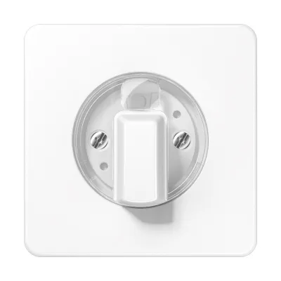 JUNG Abdeckung für Drehschalter CD1541WW | Jalousie | passend für Schaltuhr | Thermoplast | glänzend | alpinweiß