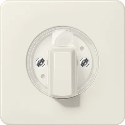 JUNG Abdeckung Drehschalter CD1541 | Jalousie-Drehknopf | Kunststoff glänzend | IP44 | cremeweiß RAL1013