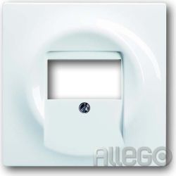 Abdeckung f.TAE impuls, alpinweiss