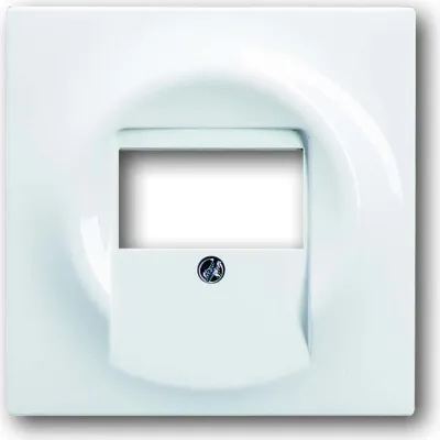 Busch-Jaeger Zentralscheibe 1766-74 | TAE Abdeckung Unterputz | alpinweiß glänzend Kunststoff | IP20 | impuls-Serie